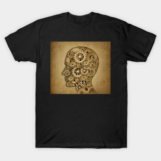 steampunk vintage old head T-Shirt